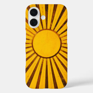 Coque Pour iPhone 16 Golden Sunburst