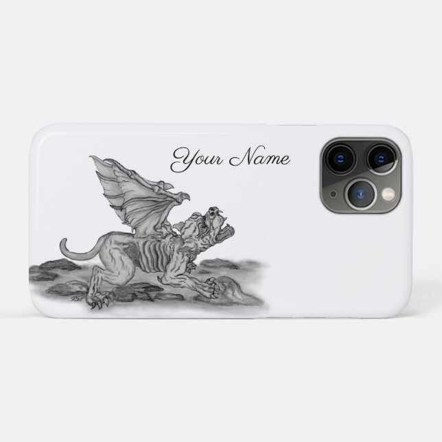Coques Case-Mate iPhone Golem Gargoyle (Dos (Horizontal))