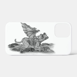 Case-Mate iPhone Case Golem Gargoyle noir et blanc