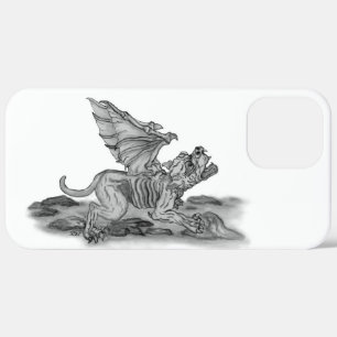 Etui iPhone Case-Mate Golem Gargoyle noir et blanc
