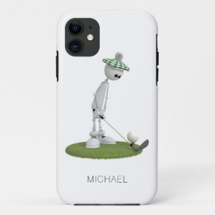 Case-Mate iPhone Case Golf Cartoon Teoff Nom personnalisé   Golf