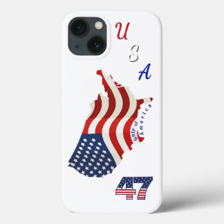 Case-Mate iPhone Case Golfe d'Amérique USA 47 Patriot