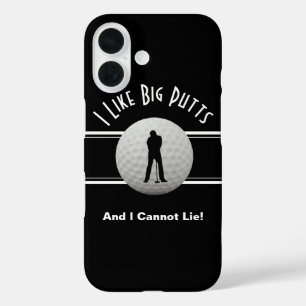 Coque Pour iPhone 16 Golfeur J'aime les Grands Putt Humour Golf Amuseme