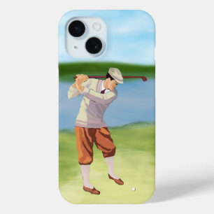 Coque Case-Mate iPhone Golfeur vintage par la Riverbank