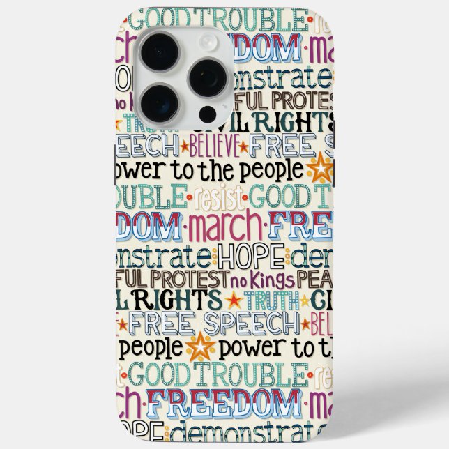 Coques Case-Mate iPhone good trouble typography (Verso)