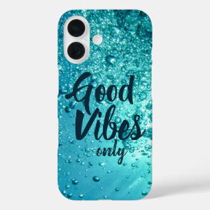Coque Pour iPhone 16 Good Vibes et Cool Blue Water