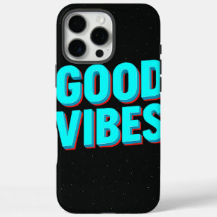 Coque iPhone 16 Pro Max GOOD VIBES - Personnalisé