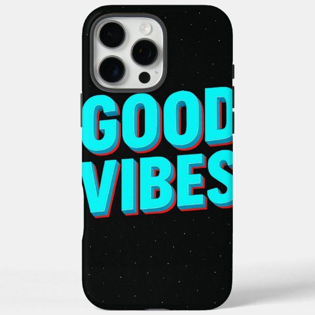 Coques Case-Mate iPhone GOOD VIBES - Personnalisé (Verso)