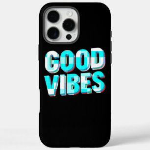 Coque iPhone 16 Pro Max GOOD VIBES - Personnalisé