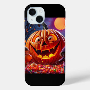 Coque Case-Mate iPhone Goofy Halloween Citrouille iPhone 15 Coque—Cadeau