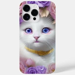 COQUE Case-Mate iPhone GORGEOUS FLUFY BLANC PETITS YEUX VIOLET DE CUISINE