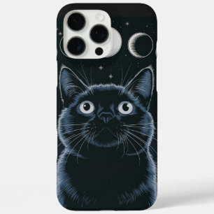 Coque iPhone 16 Pro Max Goth Chat noir, Goth Cadeau, Heure de sorcière Cha
