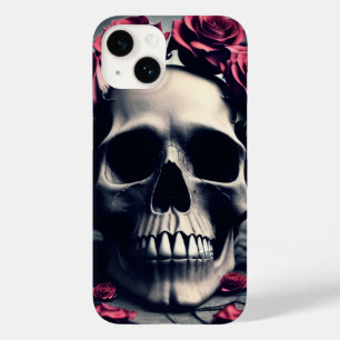 Coque Case-Mate iPhone Gothique floral crâne et Rose