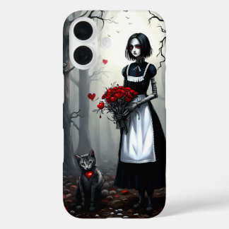 Coque Pour iPhone 16 Gothique Robot Girl