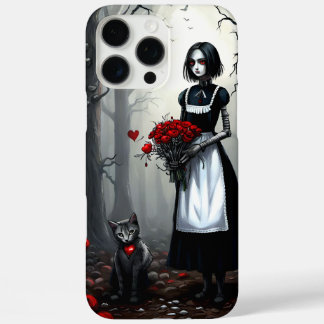 Coque iPhone 16 Pro Max Gothique Robot Girl
