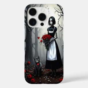 Coque iPhone 16 Pro Gothique Robot Girl