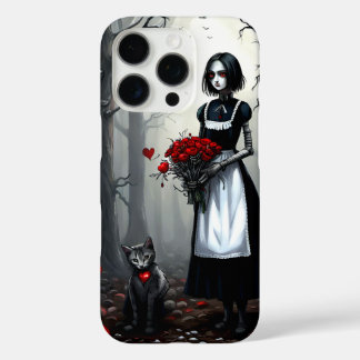 Coque iPhone 16 Pro Gothique Robot Girl
