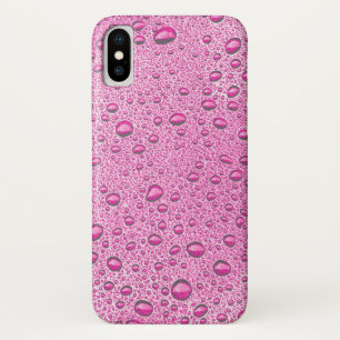 Case-Mate iPhone Case gouttelettes d'eau roses chaudes