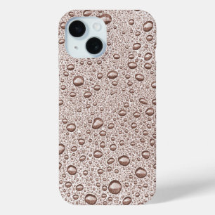 Coque Case-Mate iPhone gouttelettes d'eau Sepia