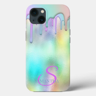 Case-Mate iPhone Case Gouttes de arc-en-ciel tendance holographique