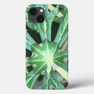 Coques Pour iPhone Gouttes de pluie sur les feuilles