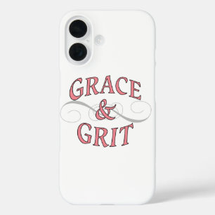 Coque Pour iPhone 16 Grace & Gris en rose et gris