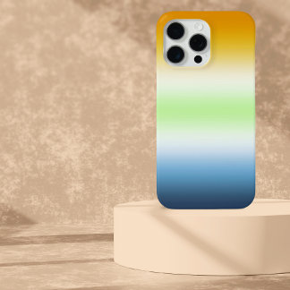Coque Case-Mate iPhone Gradient AroAce Agender Pride