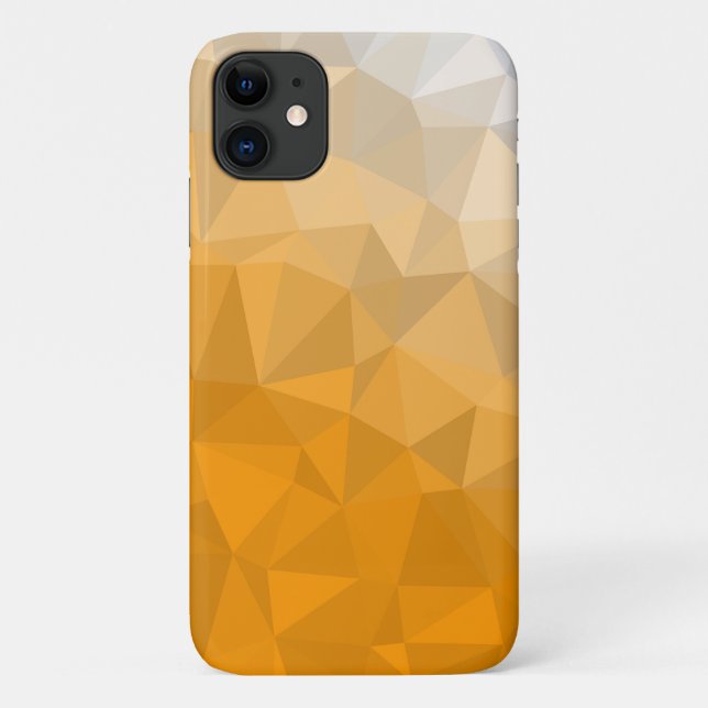 Coques Case-Mate iPhone Gradient Golden Polygonal (Dos)