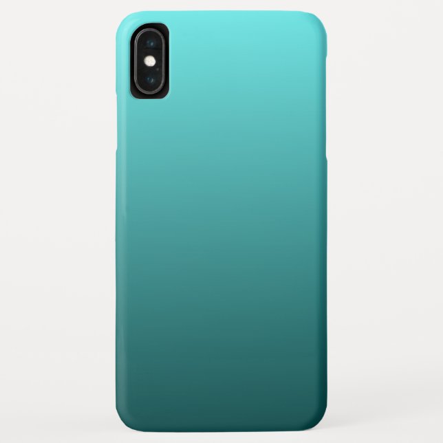 Coques Case-Mate iPhone Gradient Turquoise Aqua (Dos)