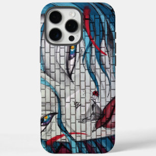 Coque iPhone 16 Pro Max Graffiti de fille asiatique