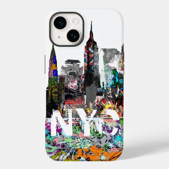 Coques Case-Mate iPhone Graffiti de New York (Verso)