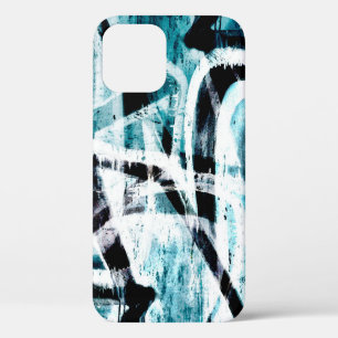 Case-Mate iPhone Case Graffiti noir et bleu Abstrait Coque-Mate iPhone