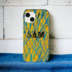 Case-Mate iPhone Case Graffiti personnalisé Motif Jaune, Vert, Bleu Noir