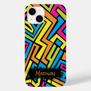Coque Case-Mate iPhone Graffiti Street Art Motif en néon coloré personnal