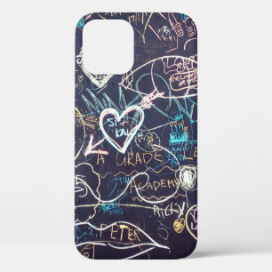 Case-Mate iPhone Case Graffiti tableau noir amour