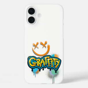 Coque Pour iPhone 16 Plus Graffiti Vibes Street Art avec attitude