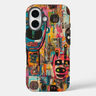 Coque Pour iPhone 16 Grafitti Urban Street Art Téléphone Case