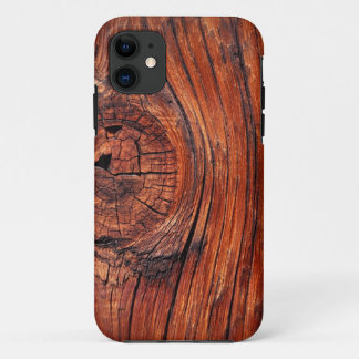 Coque iPhone 11 Grain en bois de séquoia