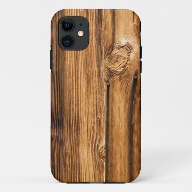 Coques Case-Mate iPhone Grain en bois patiné (Dos)