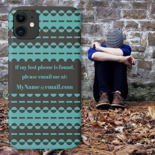 Case-Mate iPhone Case Graines - Charbon et bleu Aqua