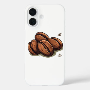 Coque Pour iPhone 16 grains de café