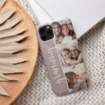 Case-Mate iPhone Case Grammy Script Grandma Photo Collage<br><div class="desc">Célébrez son statut de grand-mère avec cette étui téléphonique spéciale avec trois photos précieuses de sa petite-fille,  petit-fils ou petits-enfants. "Grammy" apparaît le long du côté gauche dans l'élégant script de calligraphie lettering pour une touche personnelle unique.</div>
