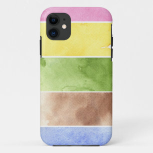 Coque Case-Mate Pour iPhone grand arrière - plan d'aquarelle - peintures