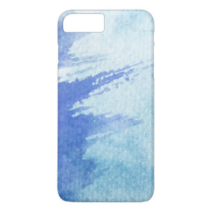 Coque iPhone 8 Plus/7 Plus grand arrière - plan d'aquarelle - peintures 4