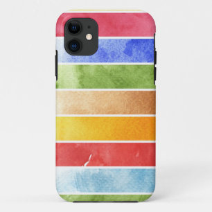 Coque Case-Mate Pour iPhone grand arrière - plan d'aquarelle - peintures 5