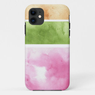 Coque Case-Mate iPhone grand arrière - plan d'aquarelle - peintures 6