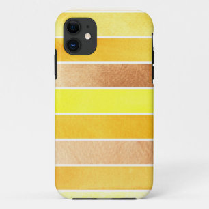 Case-Mate iPhone Case grand arrière - plan jaune d'aquarelle - aquarell