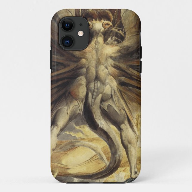 Coques Case-Mate iPhone Grand dragon rouge (Dos)