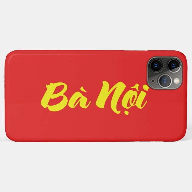 Coques Case-Mate iPhone Grand-mère vietnamienne (paternelle) - Bà Noi (Dos (Horizontal))