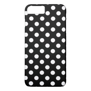 Case-Mate iPhone Case Grand motif de pois noir et blanc élégant